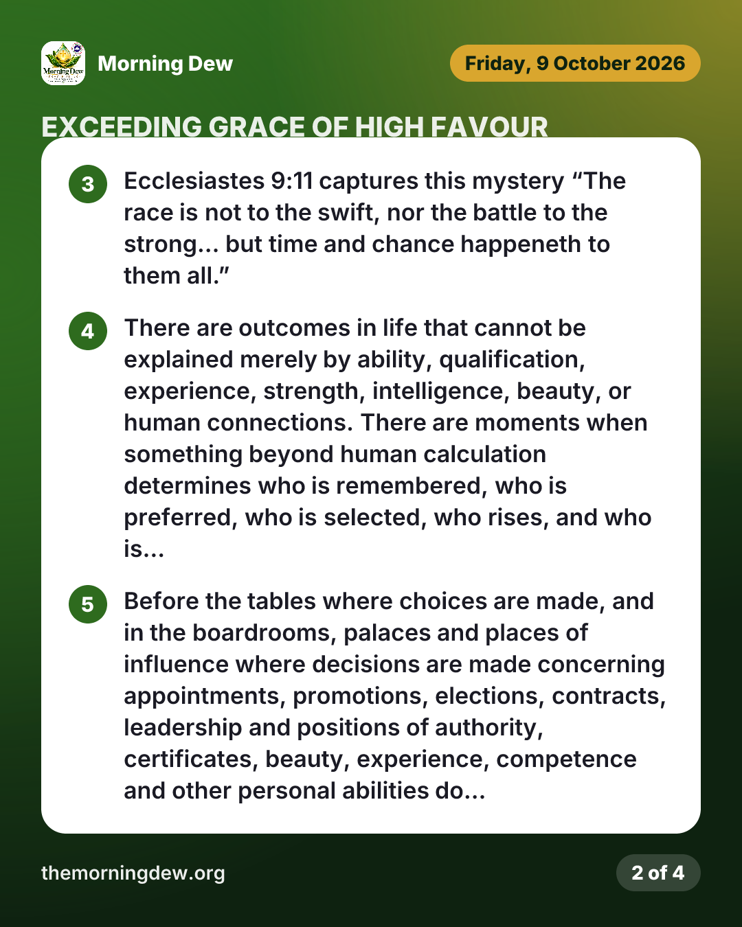 EXCEEDING GRACE OF HIGH FAVOUR, picture 2 of 4