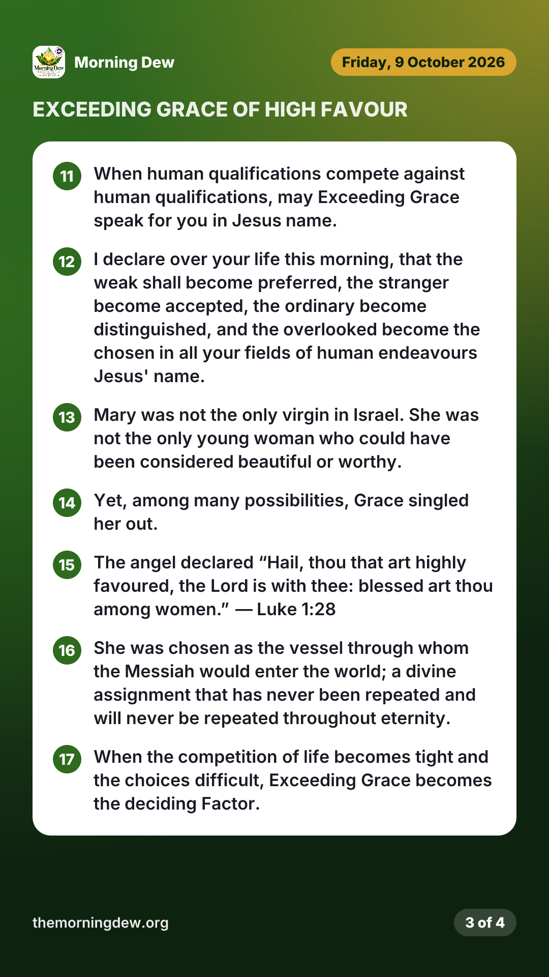 EXCEEDING GRACE OF HIGH FAVOUR, picture 3 of 4