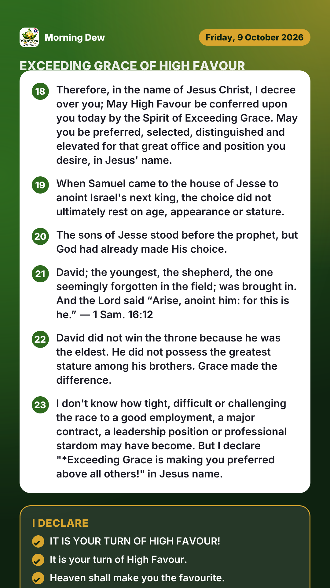 EXCEEDING GRACE OF HIGH FAVOUR, picture 4 of 4