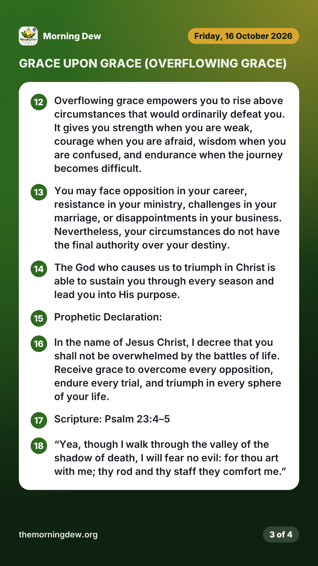 GRACE UPON GRACE (OVERFLOWING GRACE), picture 3 of 4