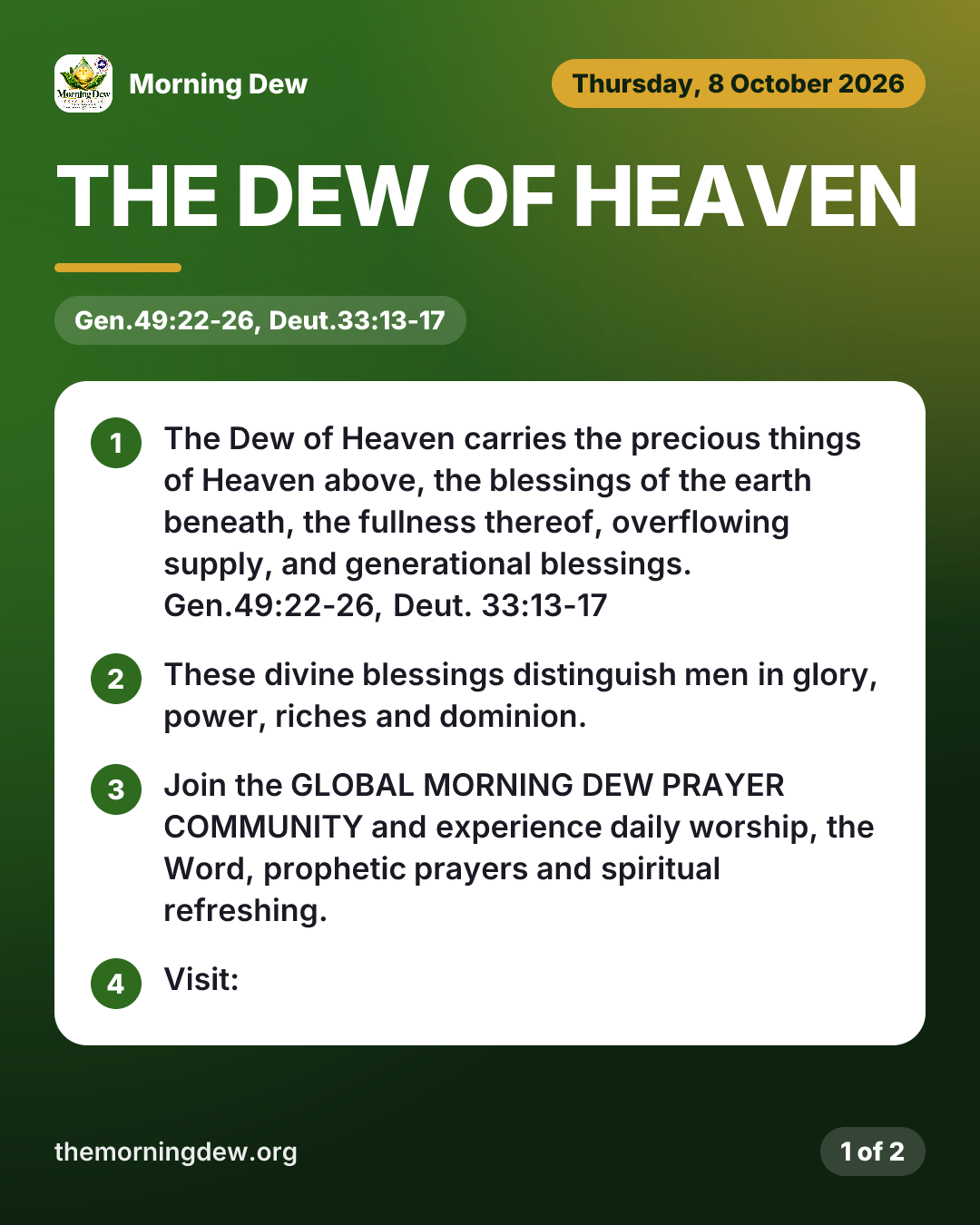 🌿THE DEW OF HEAVEN, picture 1 of 2
