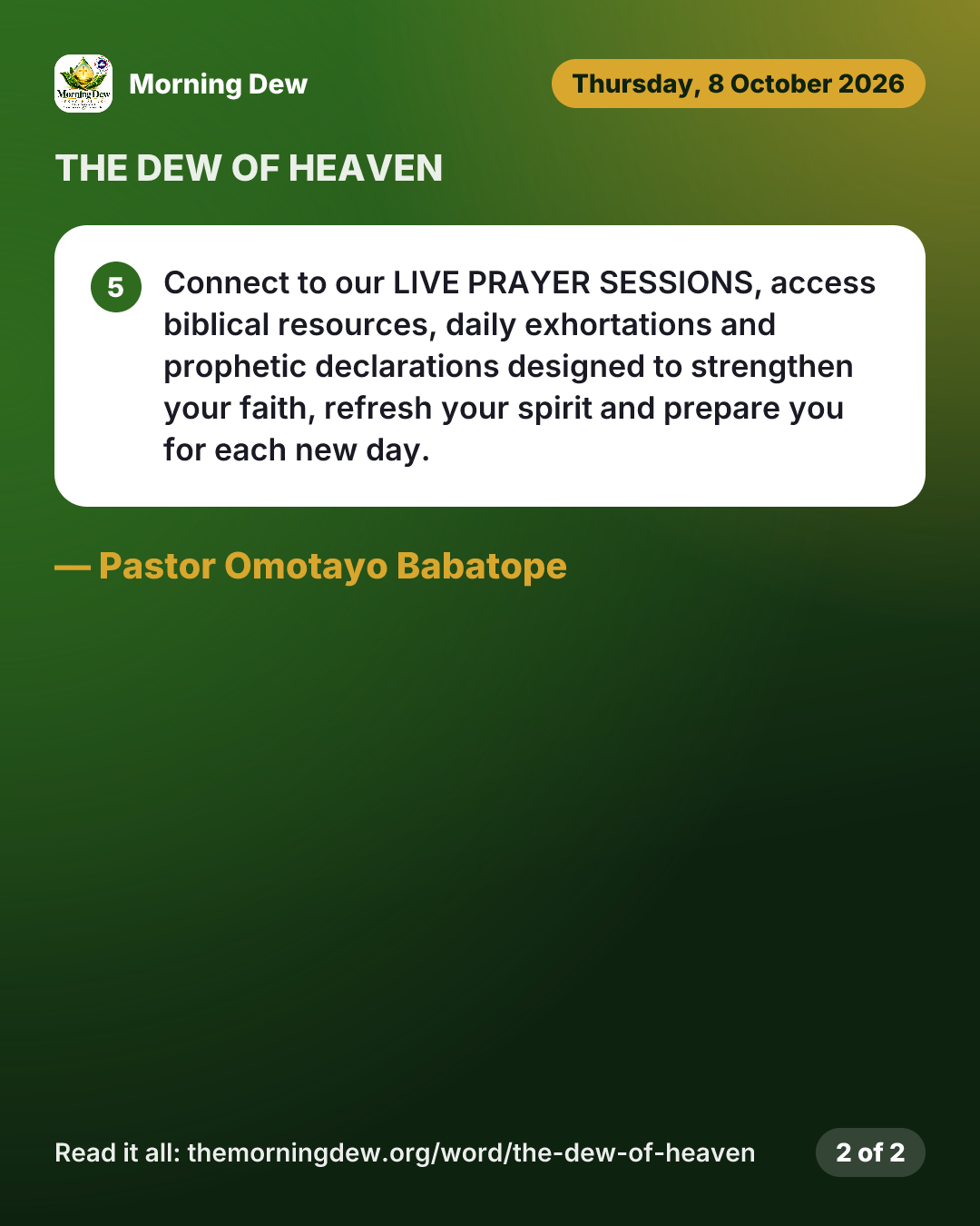 🌿THE DEW OF HEAVEN, picture 2 of 2