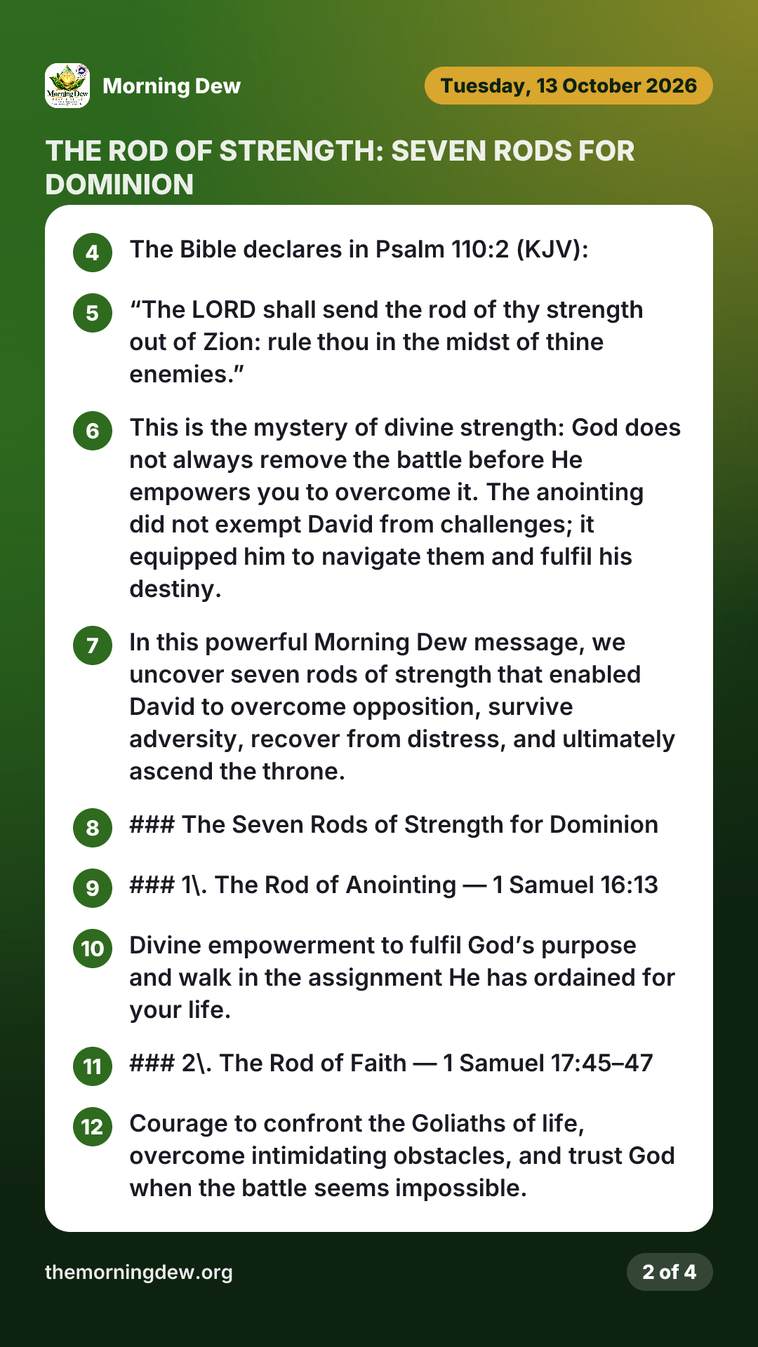 THE ROD OF STRENGTH: SEVEN RODS FOR DOMINION, picture 2 of 4