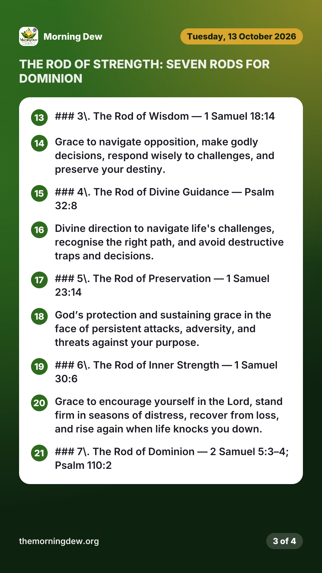 THE ROD OF STRENGTH: SEVEN RODS FOR DOMINION, picture 3 of 4