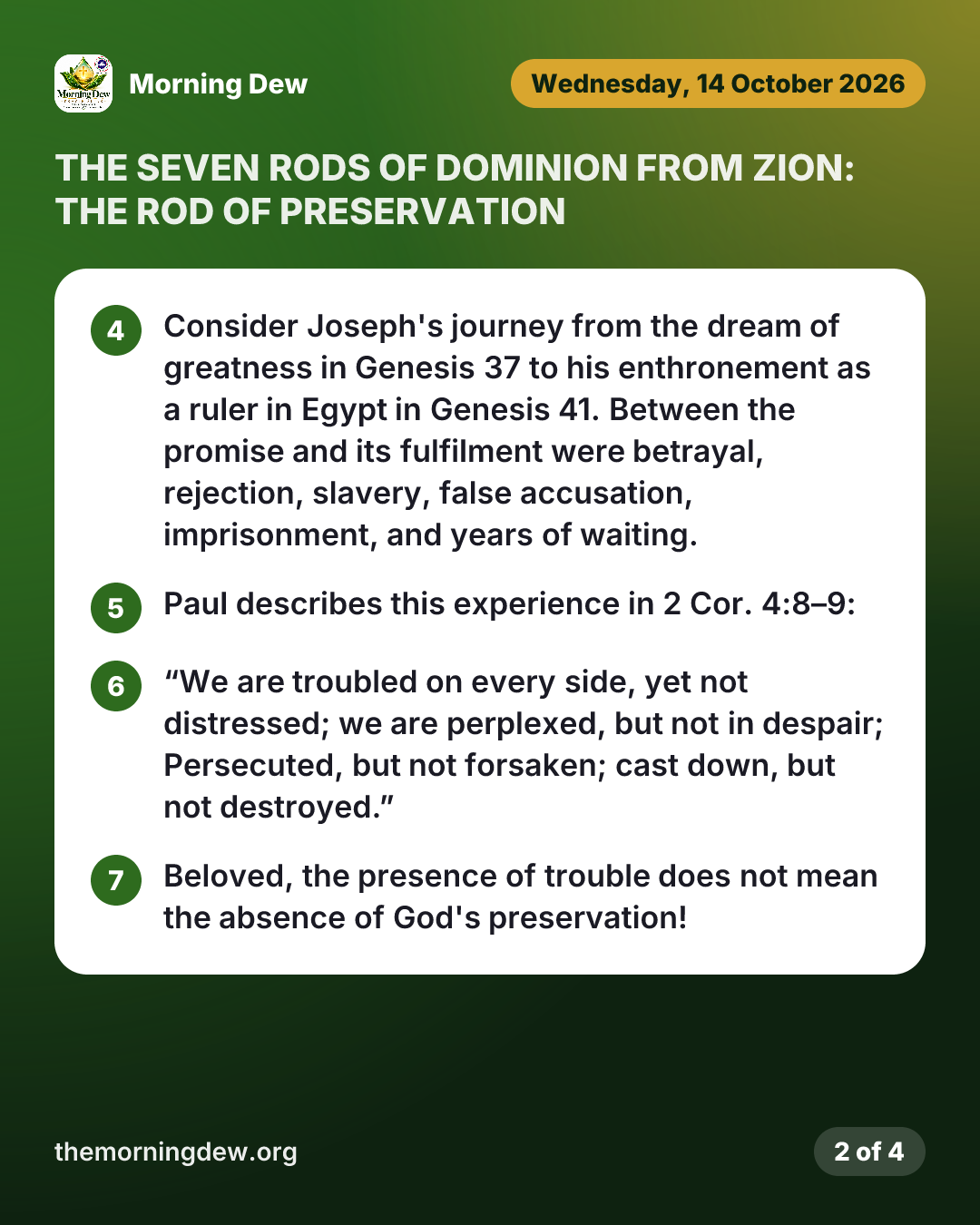 THE SEVEN RODS OF DOMINION FROM ZION: THE ROD OF PRESERVATION, picture 2 of 4