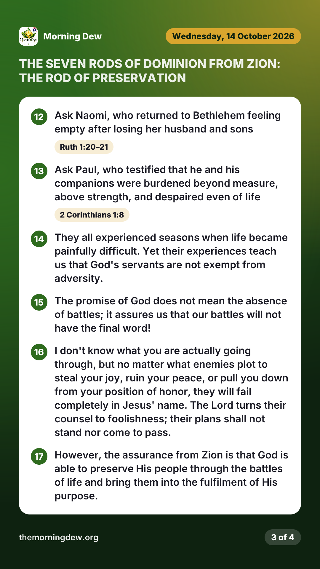 THE SEVEN RODS OF DOMINION FROM ZION: THE ROD OF PRESERVATION, picture 3 of 4