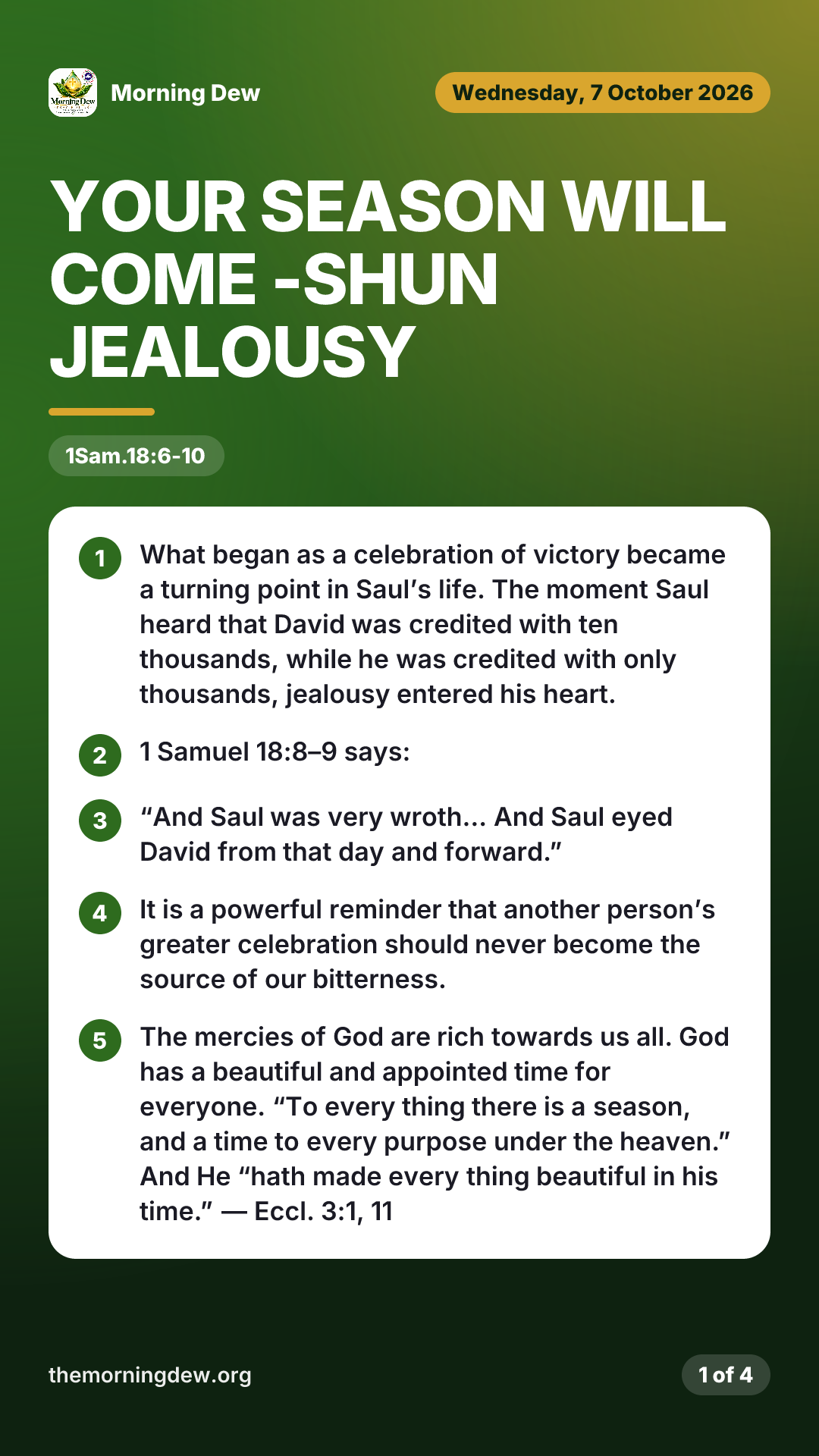 YOUR SEASON WILL COME -SHUN JEALOUSY, picture 1 of 4