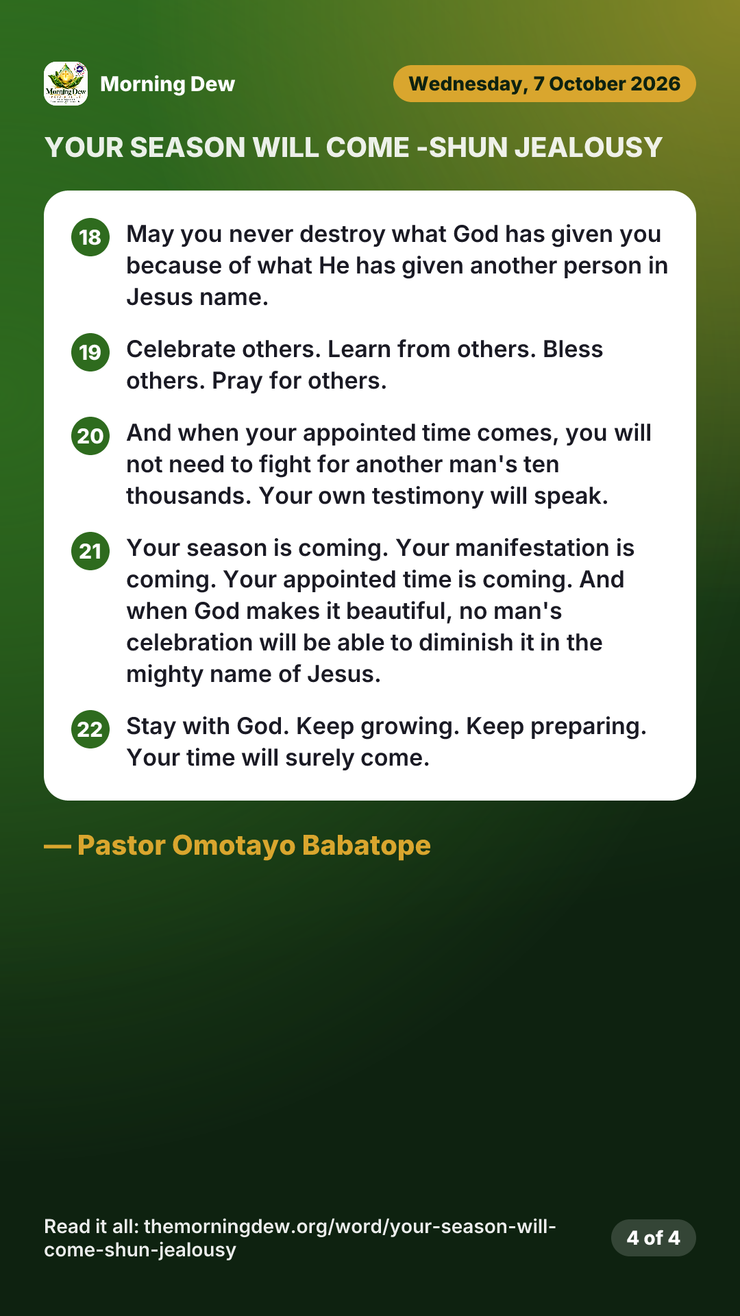 YOUR SEASON WILL COME -SHUN JEALOUSY, picture 4 of 4
