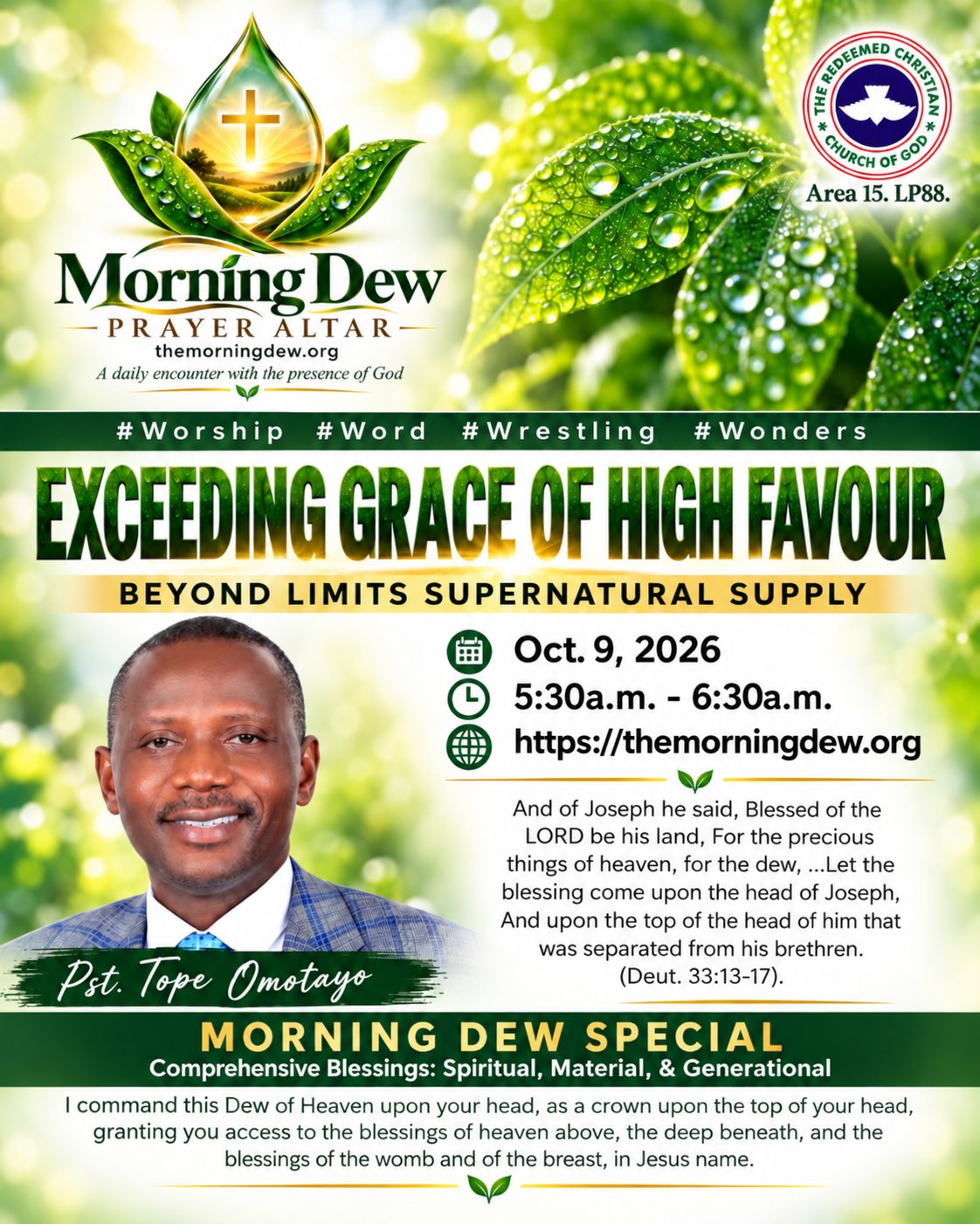 Picture for EXCEEDING GRACE OF HIGH FAVOUR