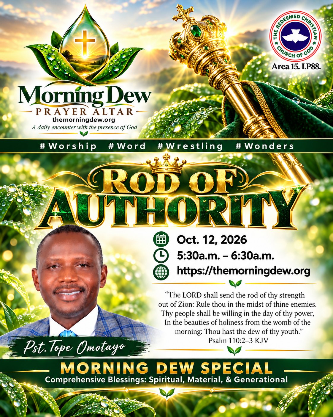 Picture for THE ROD OF AUTHORITY: REIGNING IN THE MIDST OF ADVERSITIES