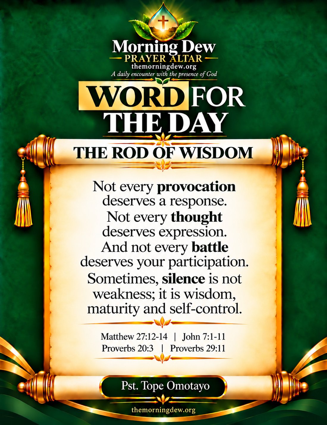 Picture for The Rod of Wisdom: Power of Silence